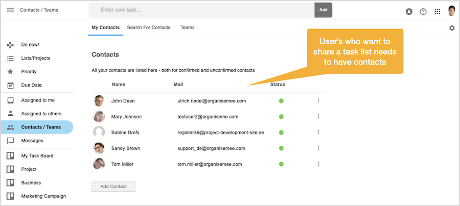 Organiseme Support Overview