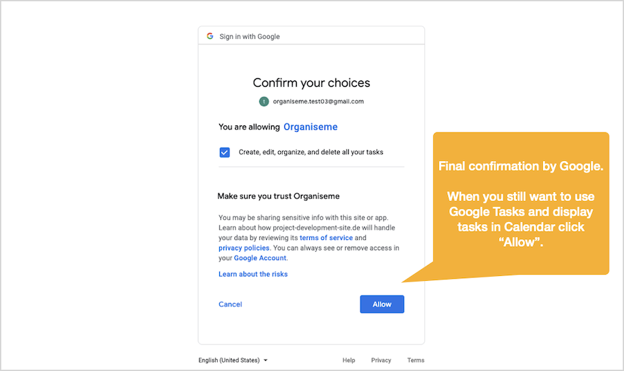 Starting Organiseme Docs Add-on
